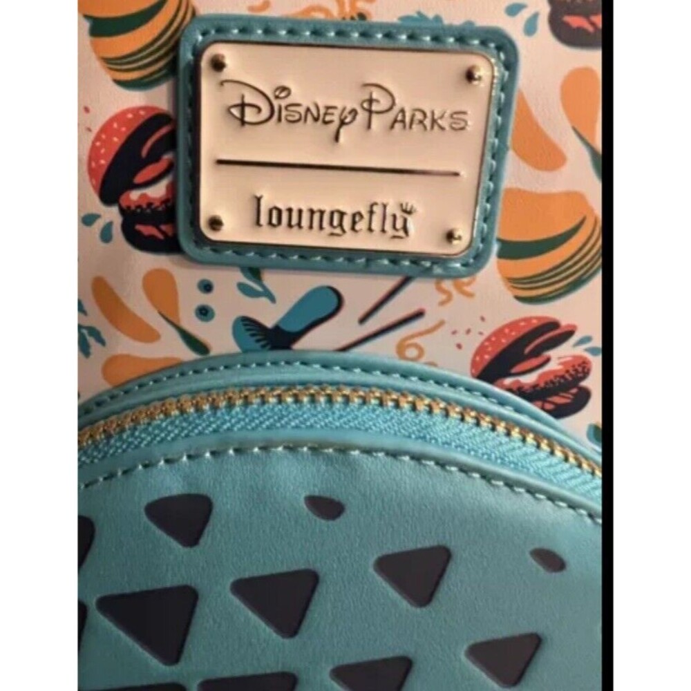 Disney Epcot Food And Wine Festival Loungefly Mini Backpack Spaceship Earth NEW - Picture 8 of 10